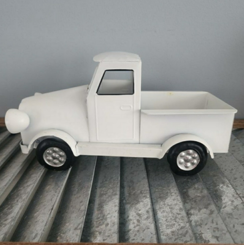 Farmhouse White Truck